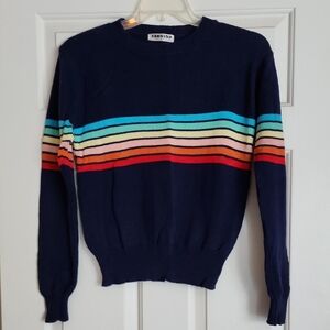 Ecowish Navy Knit Sweater